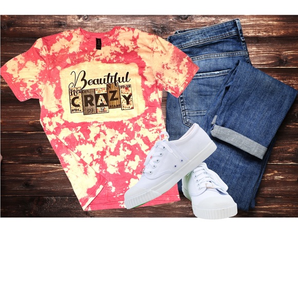 Hand Crafted Beautiful Crazy T-Shirt - Picture 1 of 4
